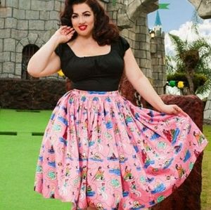 SOLD PUG Jenny Skirt Neverland Print XL